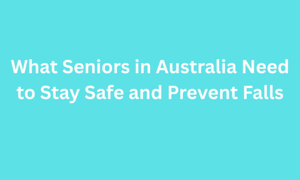 Seniors in Australia
